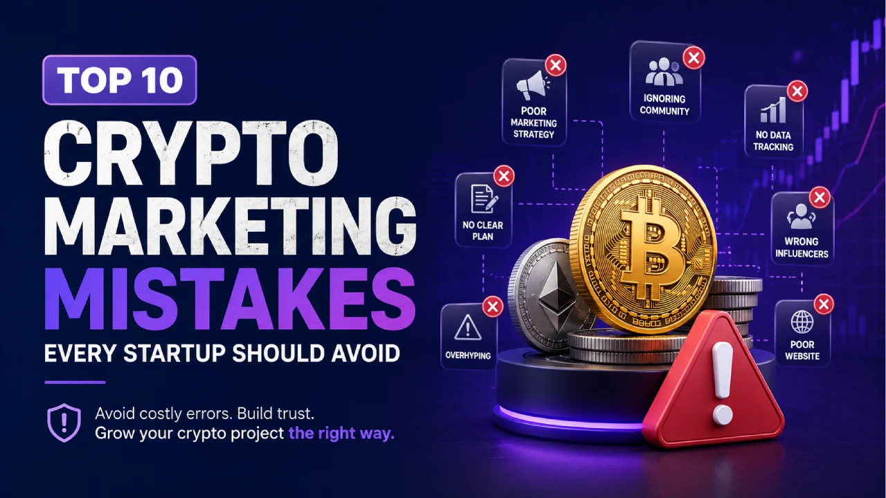 Top 10 Crypto Marketing Mistakes Every Startup Should Avoid