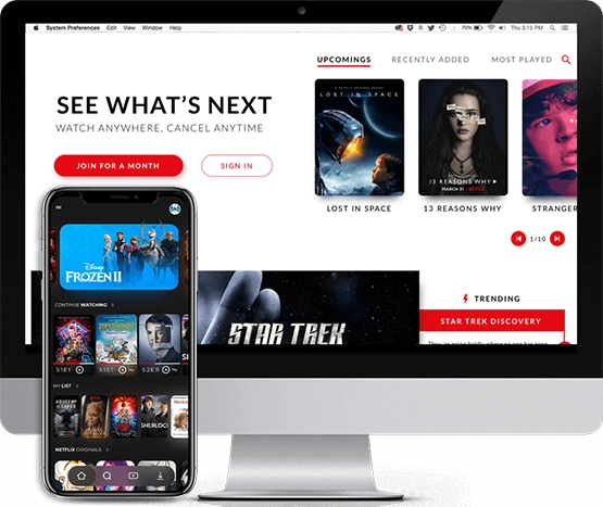 Disney Plus Clone Dashboard